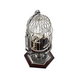 Estatua Hedwig miniatura en jaula Harry Potter