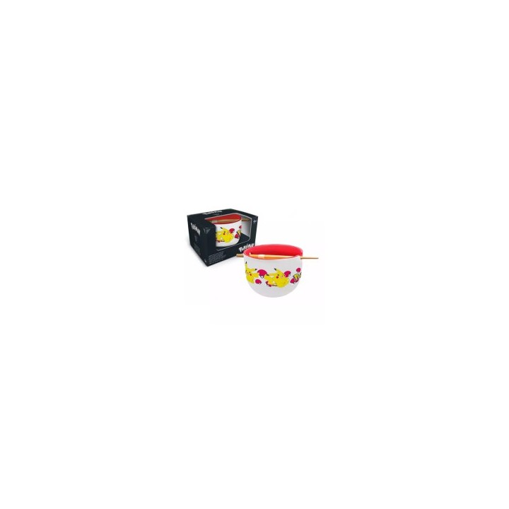 Cuenco de ramen con palillos - Pokémon - Pikachu - 450 ml