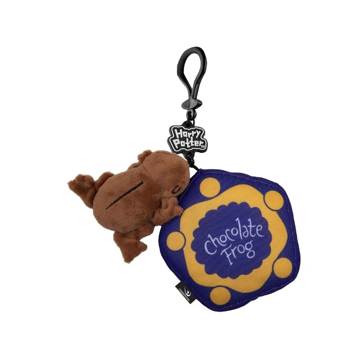 Llavero de peluche rana de chocolate