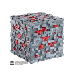 Réplicas: 1:1 Minecraft Illuminating Redstone Ore Cube