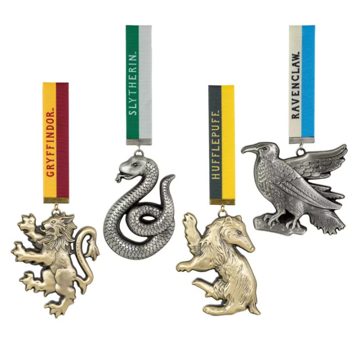 Adornos Las mascotas de las 4 casas Harry Potter