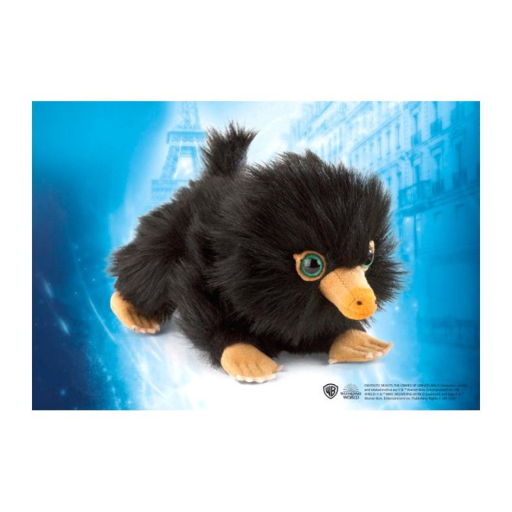 peluche baby niffler plush all black (animales fantásticos)