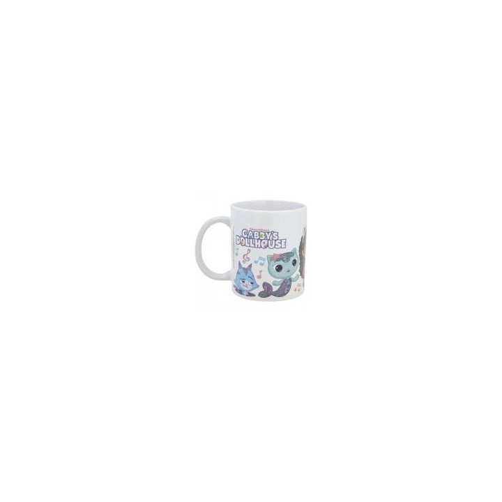 Taza ceram.325ml caja r.gabbys dollhouse