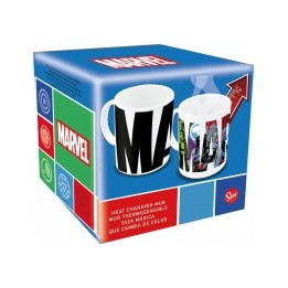 Taza cerámica Avenger 325ml cambio color (caja regalo)