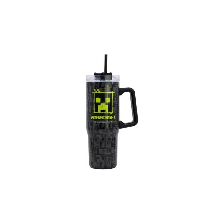 Taza termo xl acero inox.940ml minecraft