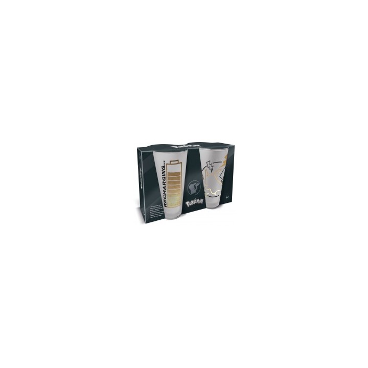 Set 2 vasos casual Pokémon 490ml Thunderstruck