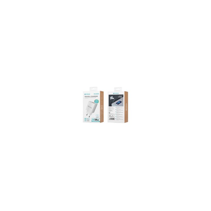 Cargador de pared USB Tipo A - Carga rápida 18W