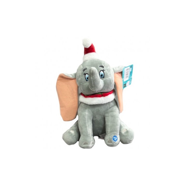 Peluche Disney Dumbo con gorro de Navidad 30cm