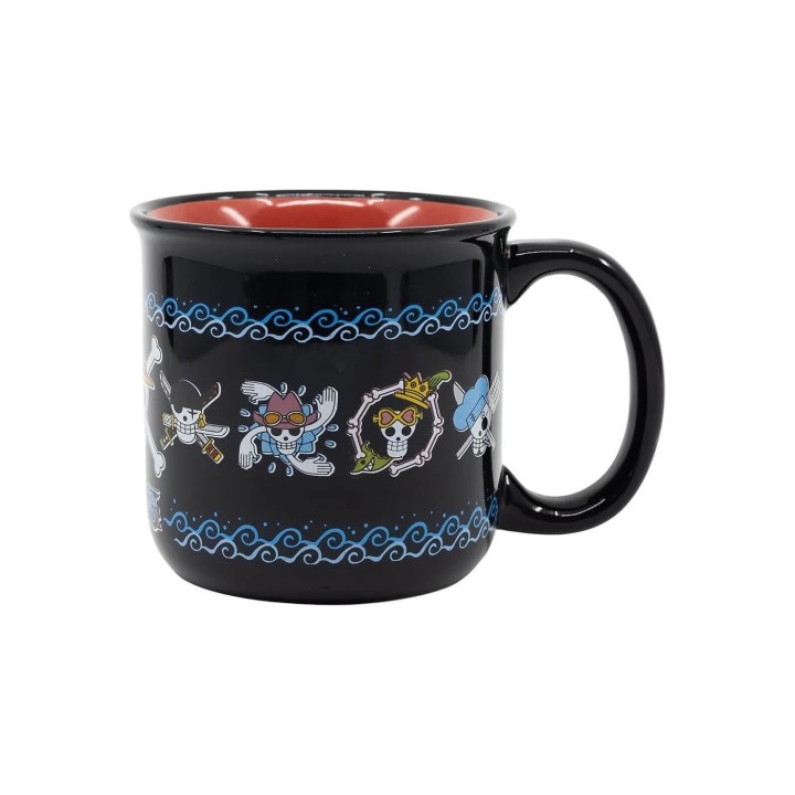 Taza Ceramica Desayuno.400ML One Piece Case Jolly Roger