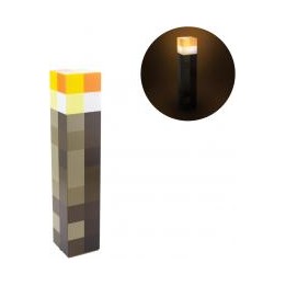 Lampara antorcha minecraft