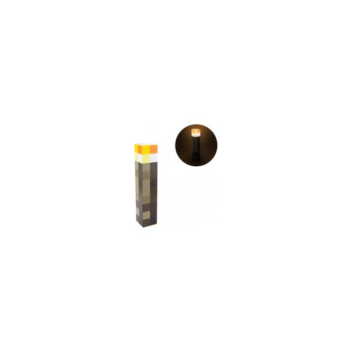Lampara antorcha minecraft