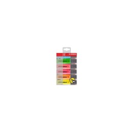 STABILO BOSS ORIGINAL ESTUCHE DE MARCADORES FLUORESCENTES 6 COLORES PUNTA BISELADA 70/6