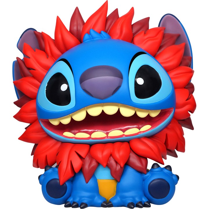 Hucha stitch in lion king costume pvc