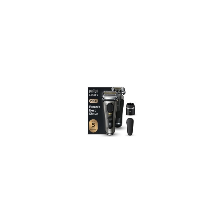 Braun Series 9 Pro+ 9565cc Wet & Dry Máquina de afeitar de láminas Recortadora Metálico