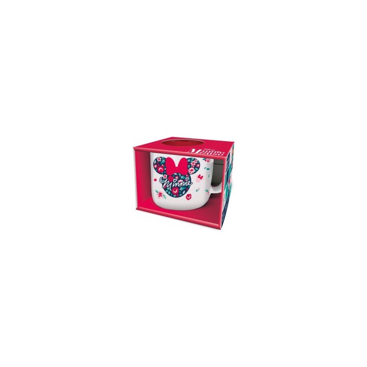 Taza desayuno cerámica 400ml Minnie en caja regalo
