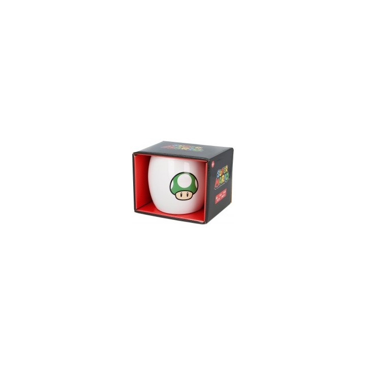 Taza Mario Bros Blanco 380 ml