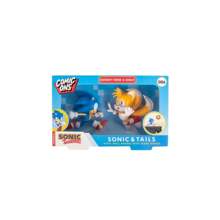 Decoracion pared sonic comic ons