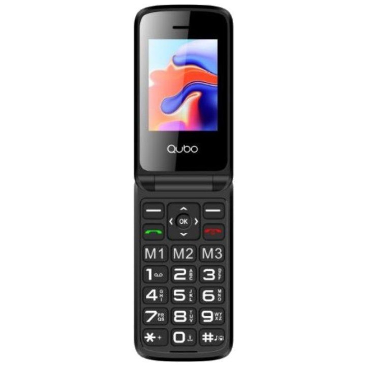 Telefono Qubo X-247BKC 2,4+1,77 4G Negro
