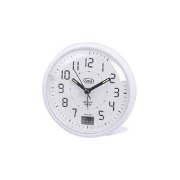 Reloj despertador Trevi SL 3P27 con Termómetro y Alarma - Blanco