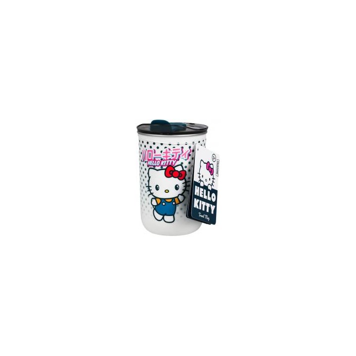 Taza viaje hellow kitty