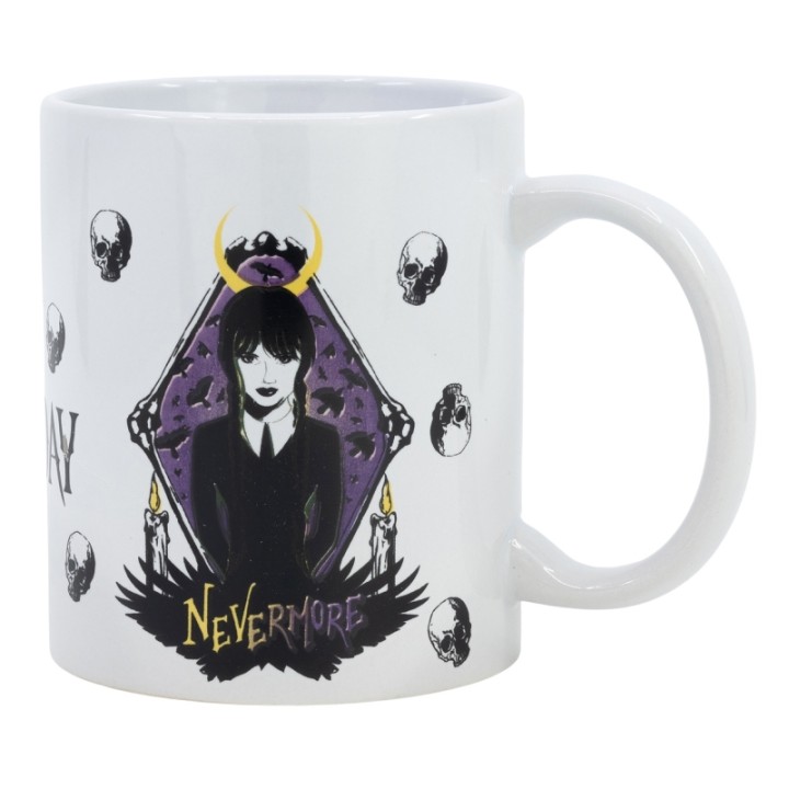 Taza ceramica Miércoles -.Wednesday 325ml caja regalo