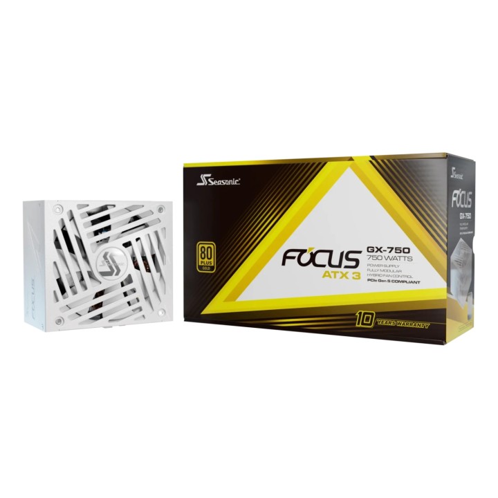 Seasonic Focus GX unidad de fuente de alimentación 750 W 24-pin ATX ATX Blanco