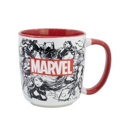 Taza cerámica élite 380ml patron Marvel (en caja regalo)