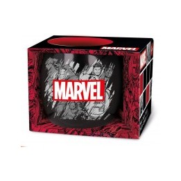 Taza cerámica globe 380ml Marvel pattern (caja regalo)