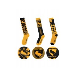 Pack 3 calcetines altos Hufflepuff