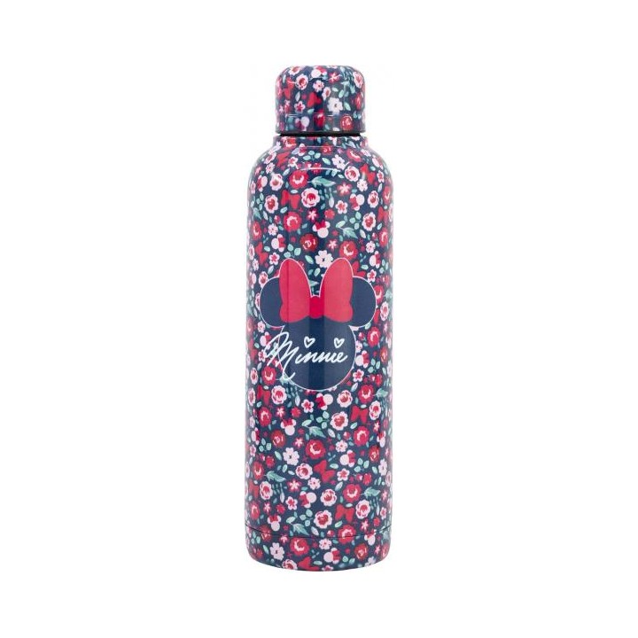 Botella termo acero inoxidable.515ml minnie m.gar.