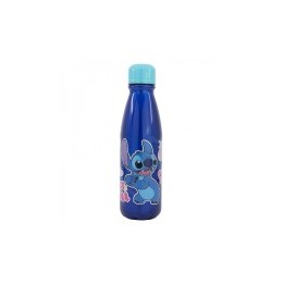 Botella de agua reutilizable de aluminio infantil de 600 ml de Stitch Palms
