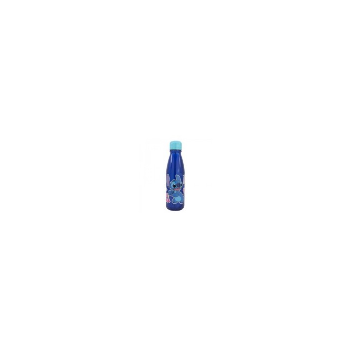 Botella de agua reutilizable de aluminio infantil de 600 ml de Stitch Palms