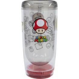 Vaso d.pared antiv. Mario Bros pow 625ml