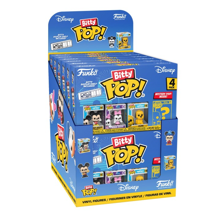 Blister 4 figuras Bitty POP Disney Classic surtido