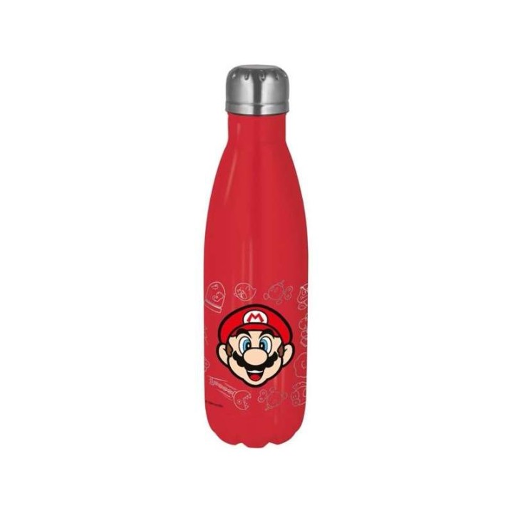 Botella De Agua De Acero Inoxidable de Mario Bros 780 Ml