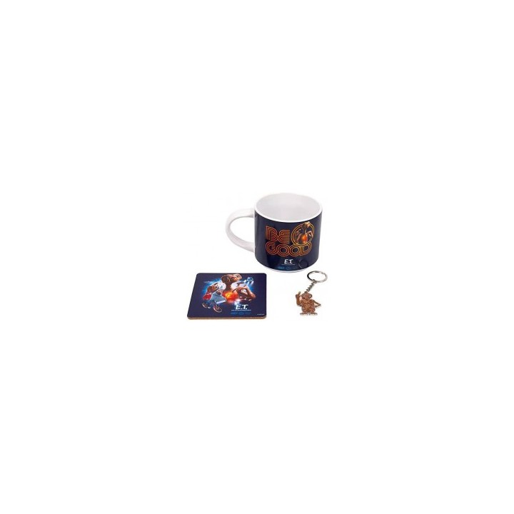 Set de regalo de taza, posavasos y llavero - ET regalo