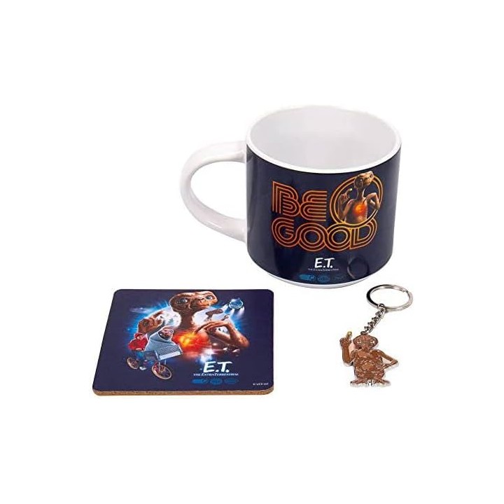 Set de regalo de taza, posavasos y llavero - ET regalo