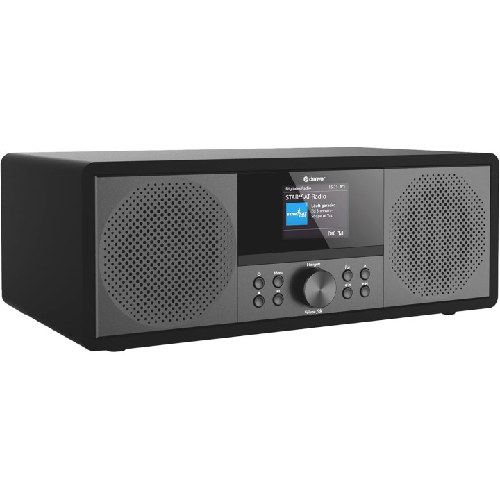 Microsistema de audio Radio DAB Denver MIR-270B CD Negro