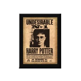 Replica Placa Undesirable N°1 Harry Potter