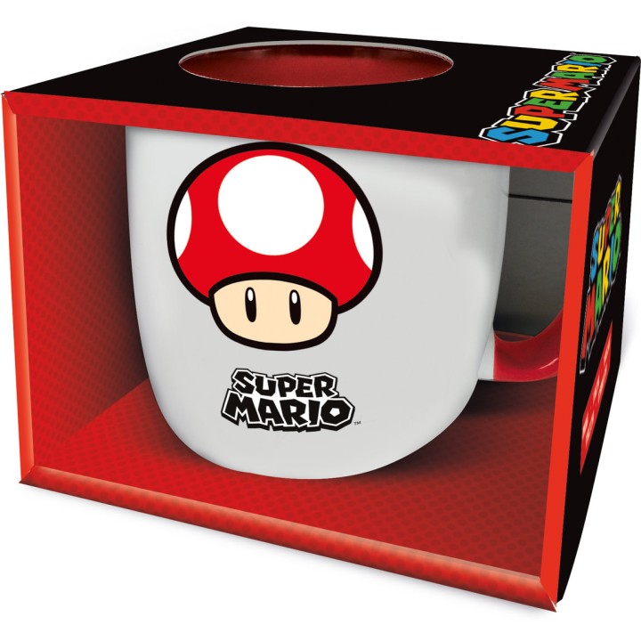 Taza cerámica elite Super Mario 380ml (caja regalo)