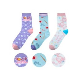 Pack 3 calcetines luna lovegood