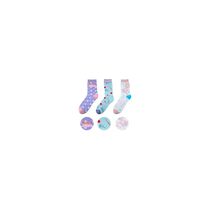Pack 3 calcetines luna lovegood