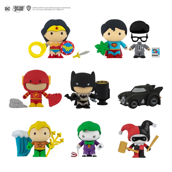 Dc Comics - Figura - Goma Caja Sorpresa