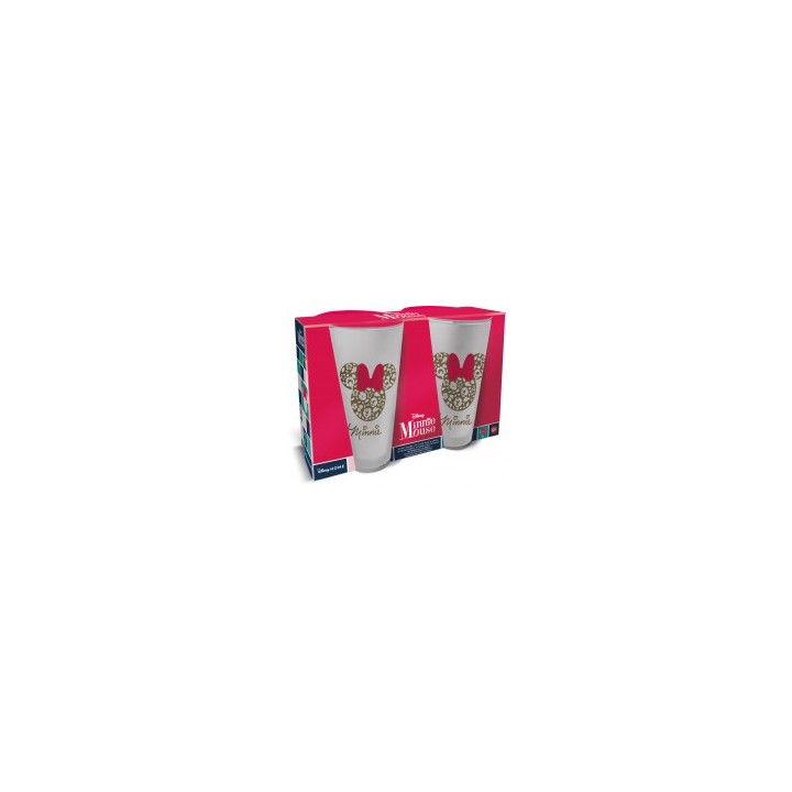 Set 2 vasos casual Minnie Mouse garden 490ml