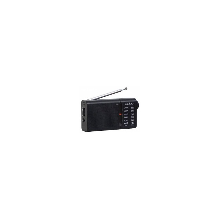 Radio qubo r-s2 negro