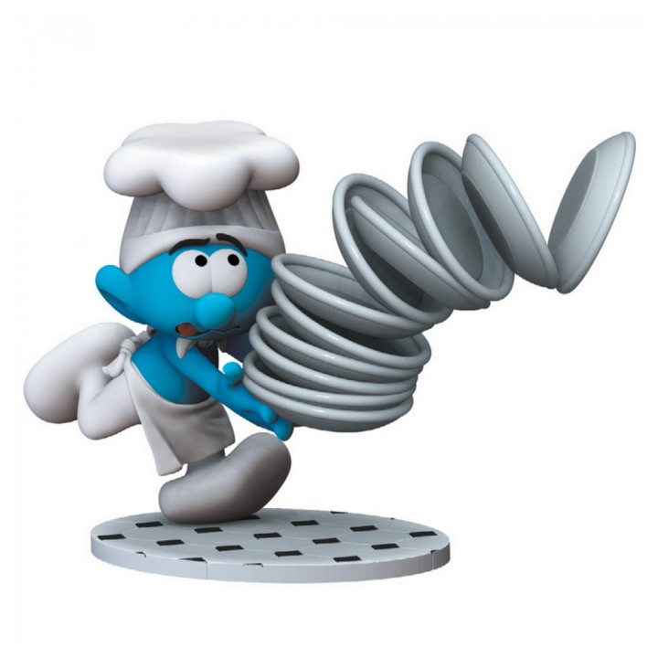 Figura de colección Plastoy Los Pitufos: El Pitufo Cocinero CHEF 20CM