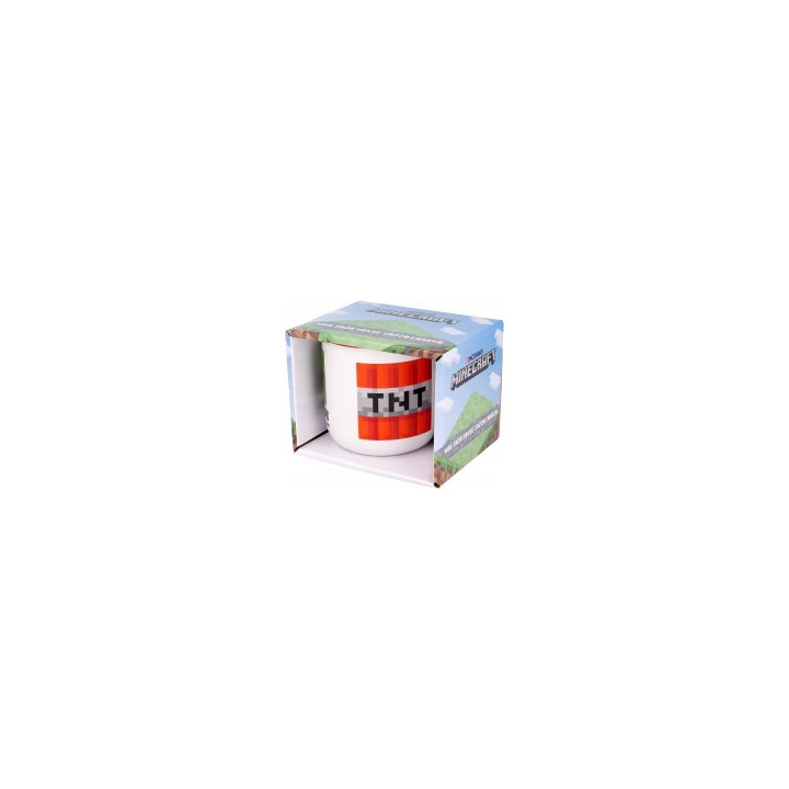 Taza desayuno de cerámica de 400 ml de Minecraft