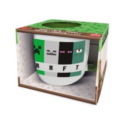 Taza cerámica élite 380ml minecraft squared (en caja regalo)