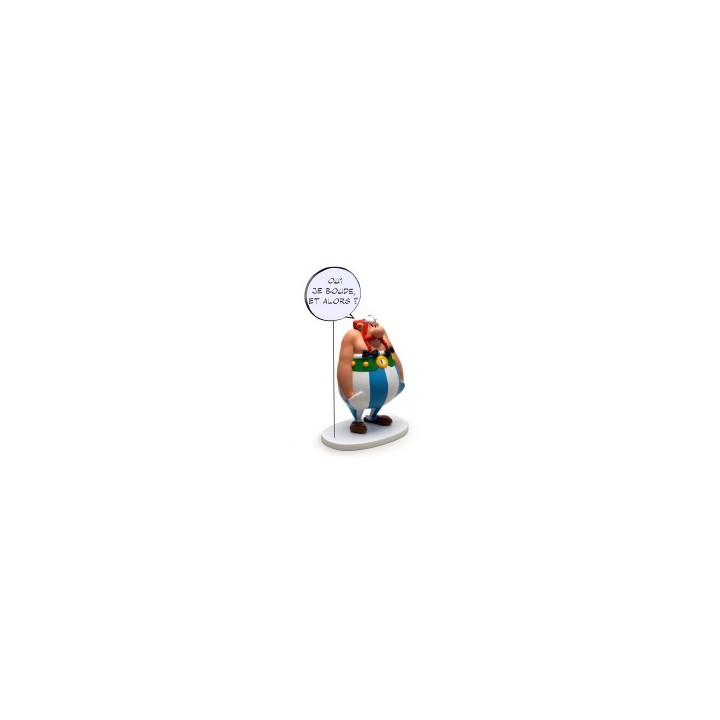 Figura de colección Plastoy Astérix: Obélix oui je boude et alors