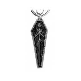 Llavero Pesadilla antes de Navidad Jack in coffin pewter key